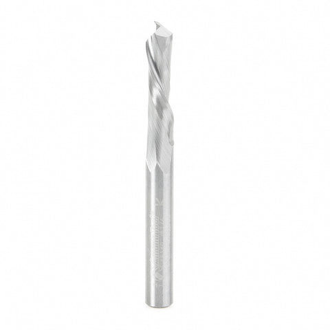 Amana Tool 46140 CNC Solid Carbide Compression Spiral Single Flute 1/4 Dia x 7/8 x 1/4 Inch Shank