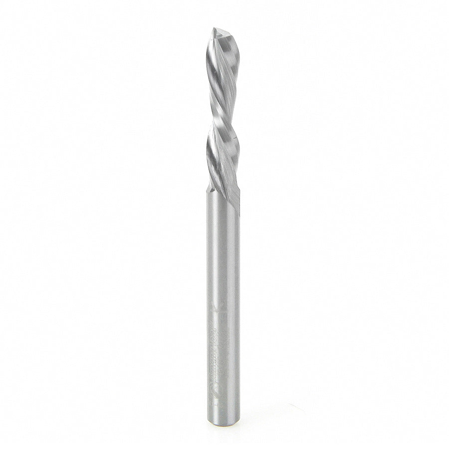 Amana Tool 46416 Solid Carbide Spiral Plunge 1/4 Dia x 1-1/8 x 1/4 Inch Shank Down-Cut