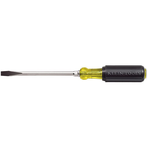 Klein Tools 602-4 1/4-Inch Keystone Screwdriver, 4-Inch Round Shank