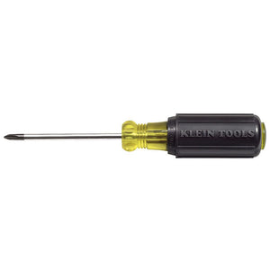 Klein Tools 603-3 #1 Phillips Screwdriver, 3-Inch Round Shank