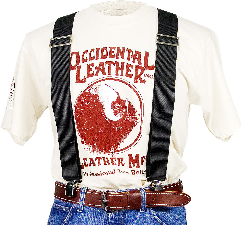 Occidental Leather 9020B Oxy™ Nylon Suspenders - Black