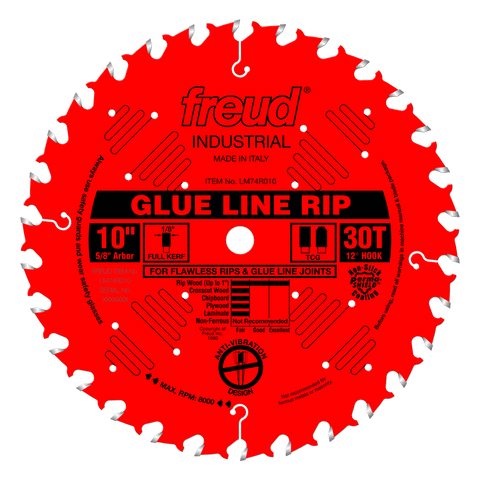 Freud LM74R010 10" Industrial Glue Line Ripping Blade