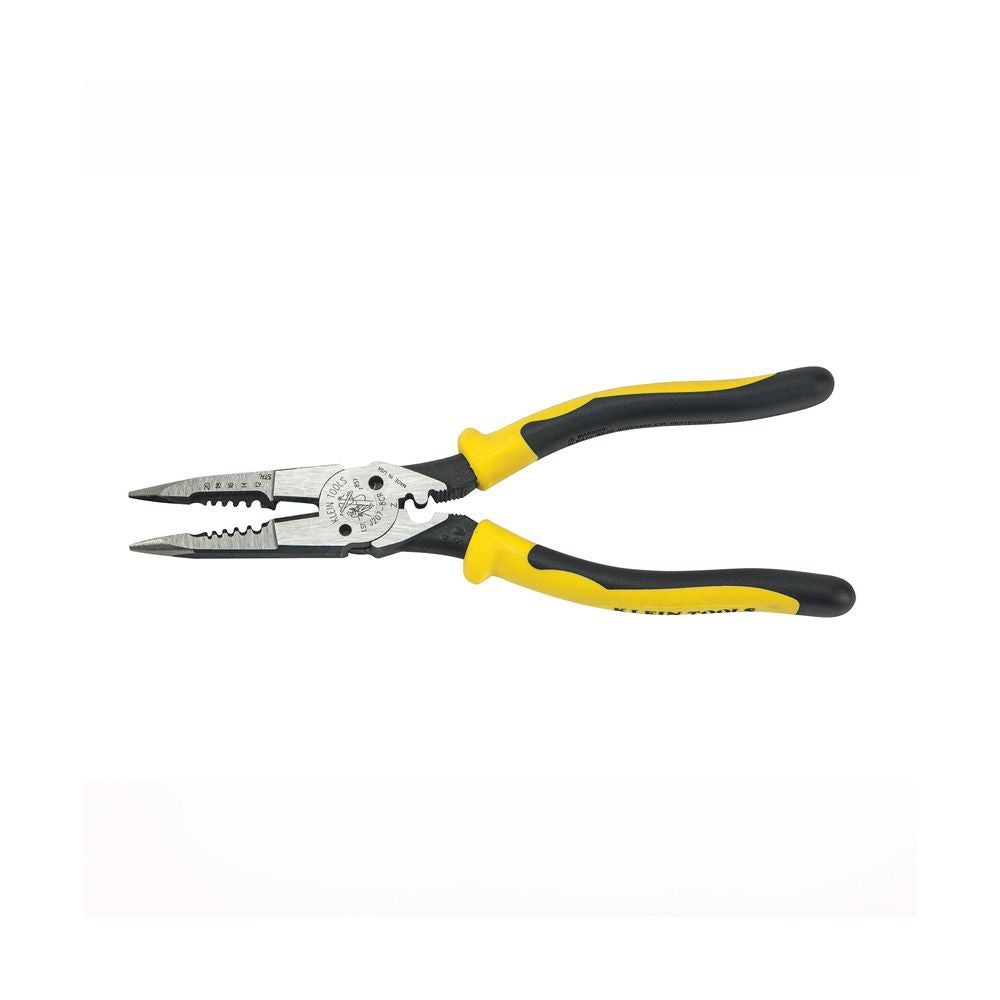 Klein Tools J207-8CR All-Purpose Needle Nose Pliers with Crimper, 8.5-Inch