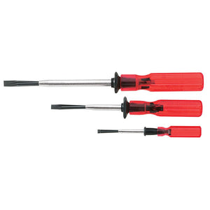 Klein Tools SK234 Screwdriver Set, Slotted Screw Holding, 3-Piece